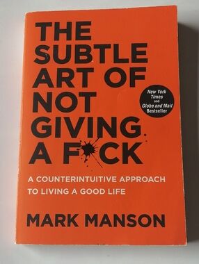 The Subtle Art of Not Giving a "Bleep" by Mark Manson - Adult Book